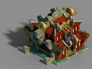 банда побудова - старший склеп 3D Модель