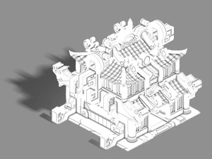 gang construction - senior vault 3D Model