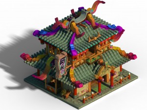 gang building - superior room 3D Model