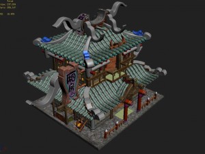 gang building - superior room 3D Model