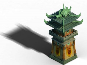 gang construction - arrow tower 3Dモデル