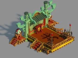 갱빌딩 - 무술역 02 3D 모델