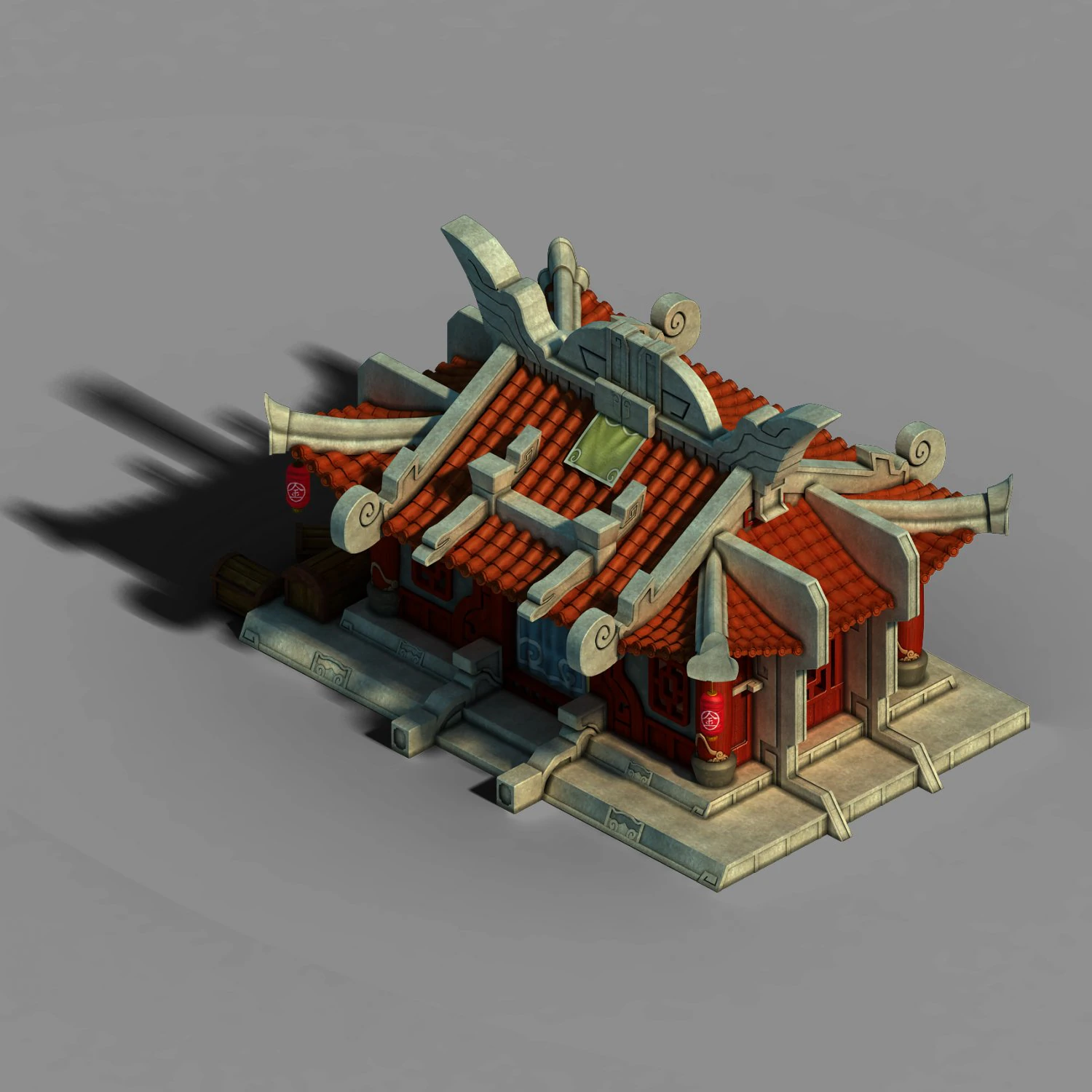 gang construction - intermediate vault 3D Model .c4d .max .obj .3ds .fbx .stl .blend 