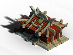 gang construction - intermediate vault 3D-Modell