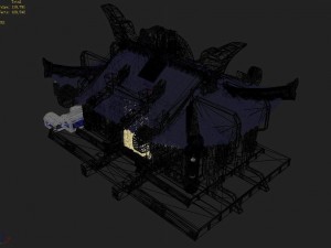gang construction - intermediate vault 3D-Modell