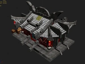 gang construction - intermediate vault 3D Model
