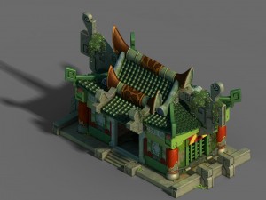 gang building - intermediate loyalty church Modelo 3D