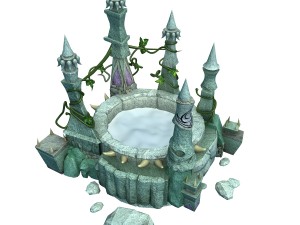 gangs demon cave - wishing well 3D मॉडल