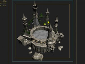 gangs demon cave - wishing well 3D मॉडल