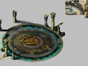 collection of books - sink to the small square 3D Model