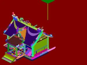 city - building - armor shop 2701 3D Model