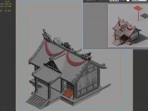 city - building - armor shop 2701 Modello 3D