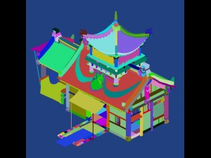 city - building - armor shop 2702 3D 모델