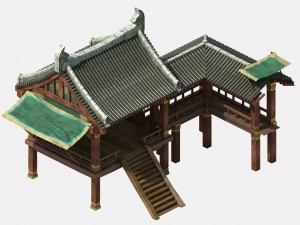 city - building - armor corridor 2701 3D मॉडल