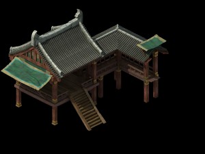 city - building - armor corridor 2701 3D Model