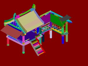 city - building - armor corridor 2701 3D Model