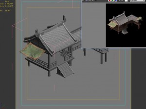 city - building - armor corridor 2701 3D Model