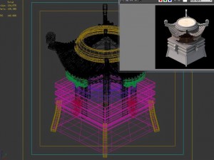 city - architecture - tower block 3D 模型