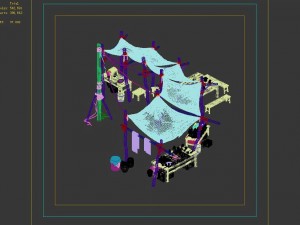prairie - stalls 02 Modelo 3D