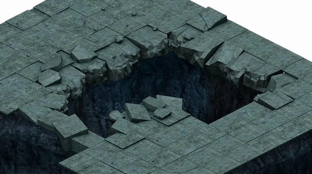 underground - palace - the ground 01 3D Model .c4d .max .obj .3ds .fbx .stl .blend 