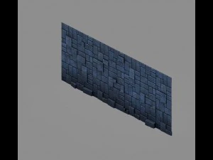 underground - palace - walls 3D Model