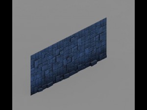 underground - palace - walls 3D Model