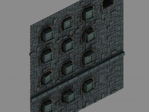 underground - palace - walls 03 3Dモデル