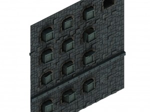 underground - palace - walls 03 3D 模型