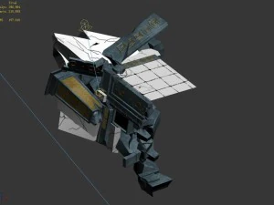 dungeon - damaged pillars 02 3D Model