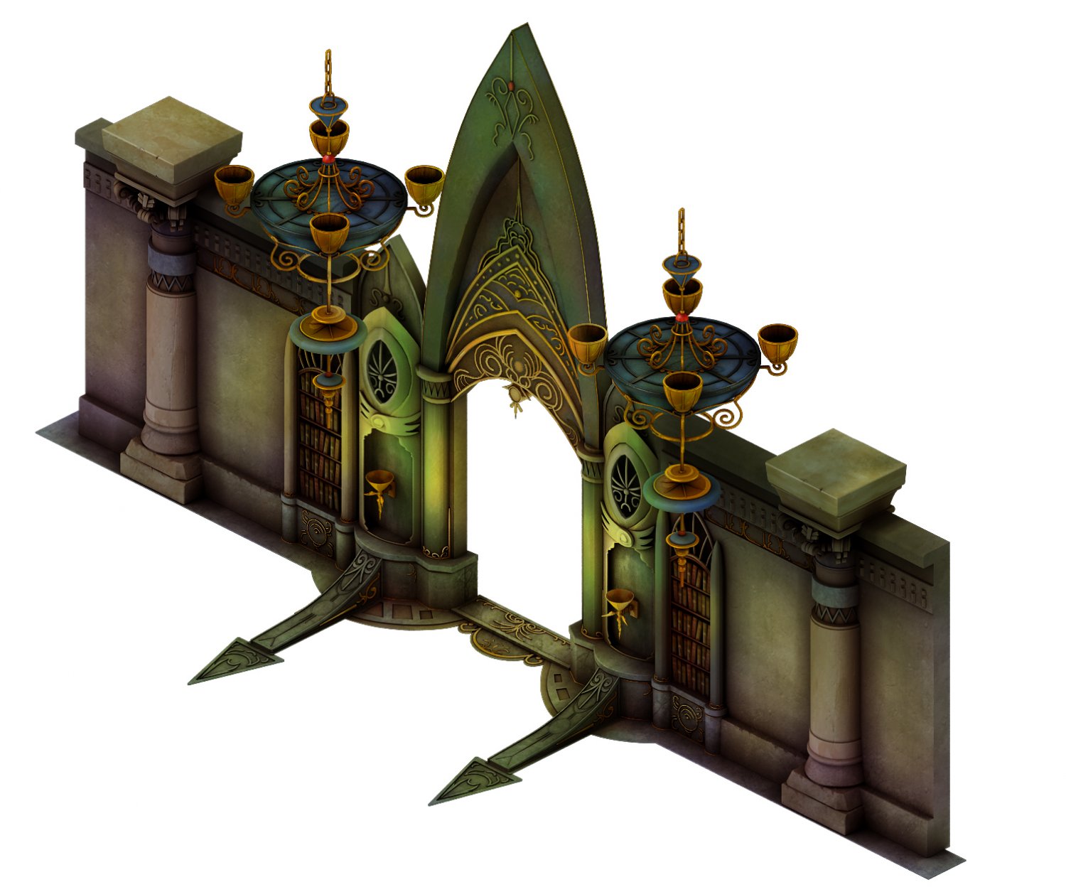 Gate 3d model
