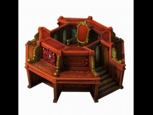 advanced library area - library reading center 3D Model