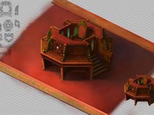 advanced library area - library reading center Modelo 3D