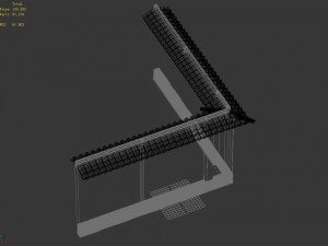river yang city - a small wall -02 Modelo 3D
