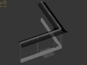 river yang city - a small wall -02 3D Model
