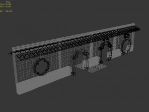 river yang city - a small wall -03 3Dモデル