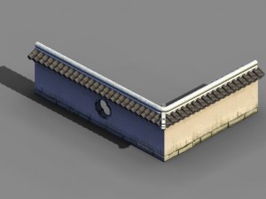 river yang city - a small wall -04 3D 模型