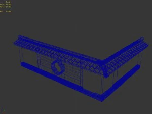 river yang city - a small wall -04 3D Model