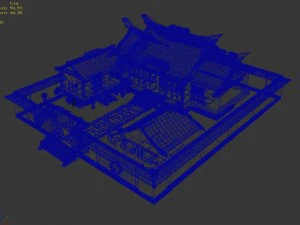 river yang city - lee catch head home 01 3D Model