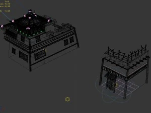 desert - building - store 02 3D Model