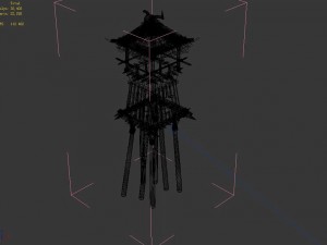 desert - building - sentinel 01 3D मॉडल
