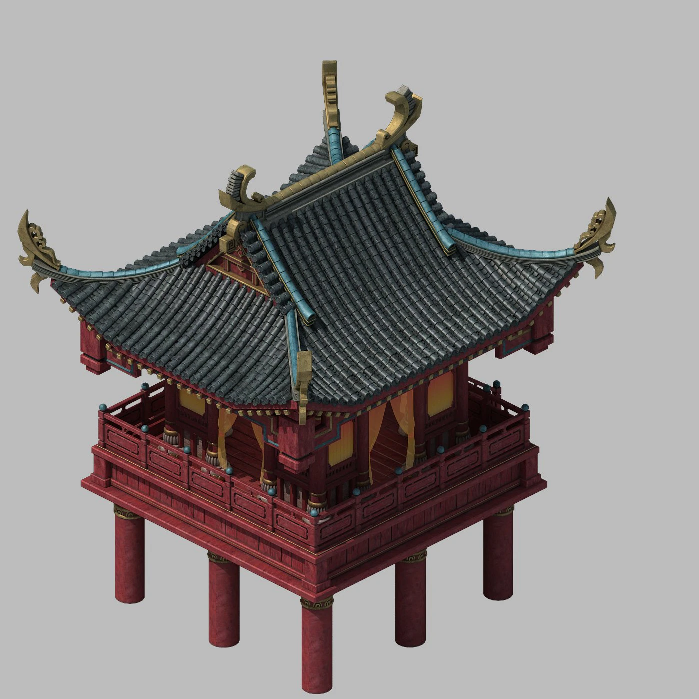 brothel - arch 2701 3D Model .c4d .max .obj .3ds .fbx .stl .blend 