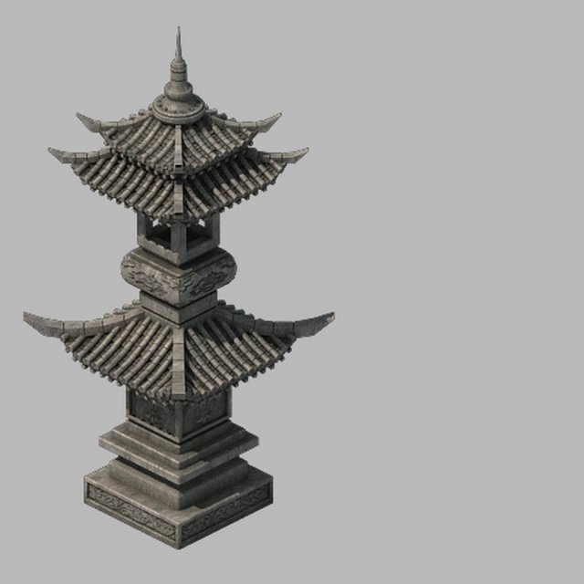 brothel - stone tower 2701 3D मॉडल .c4d .max .obj .3ds .fbx .stl .blend 