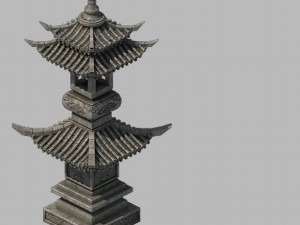 brothel - stone tower 2701 3D Model