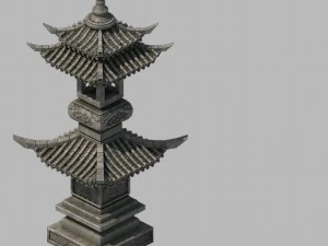 бордель - каменная башня 2701 3D Модель