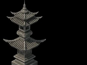 brothel - stone tower 2701 3D Model