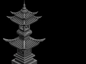 brothel - stone tower 2701 3D Model