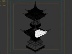 brothel - stone tower 2701 3D Model