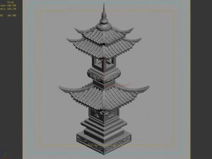 brothel - stone tower 2701 3D Model