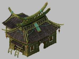 architecture - he shan road house 3Dモデル