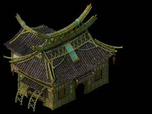architecture - he shan road house 3Dモデル
